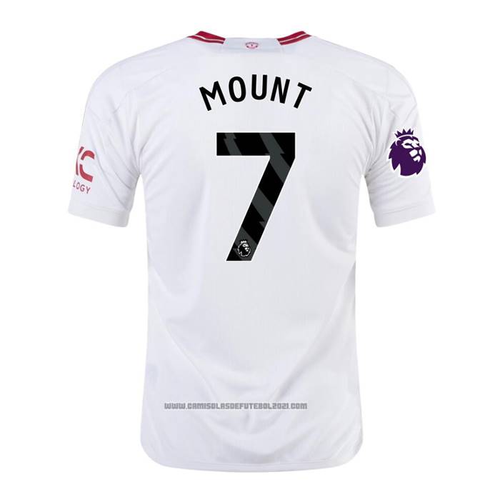 Camisola Manchester United Jogador Mount 3º 2023-2024